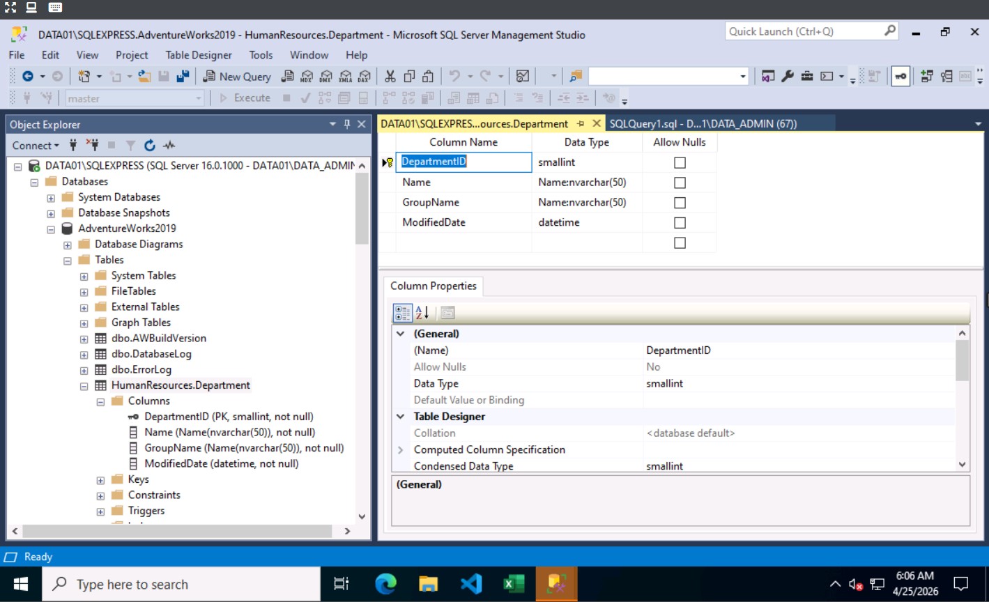 SQL Server Management Studio (SSMS)