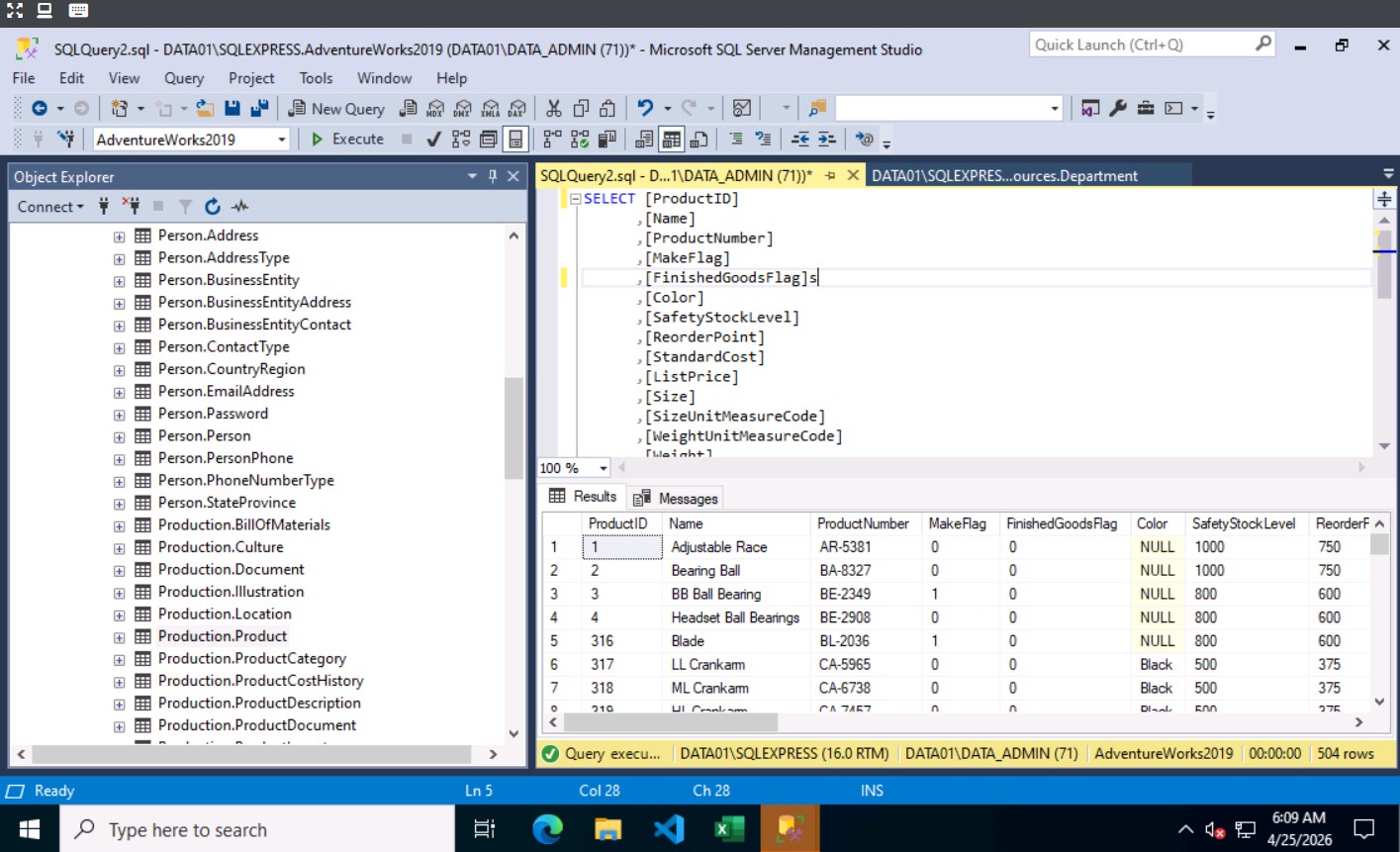SQL Server Management Studio (SSMS)