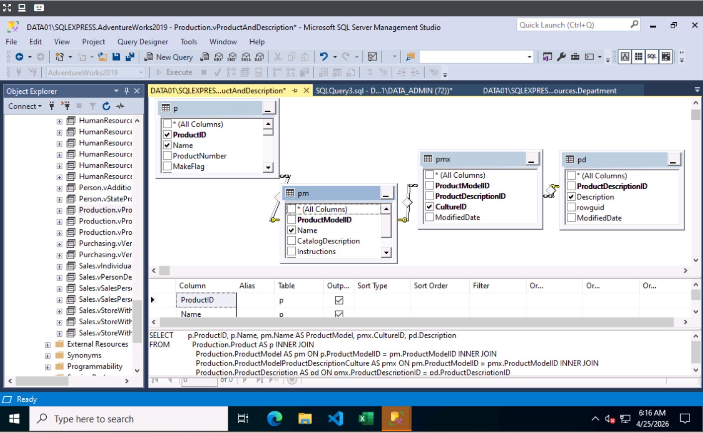 SQL Server Management Studio (SSMS)